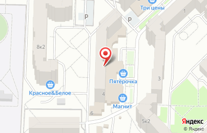 Сеть супермаркетов Пятерочка в Дзержинском районе на карте