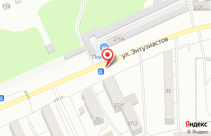 Павильон Бристоль экспресс на улице Энтузиастов на карте
