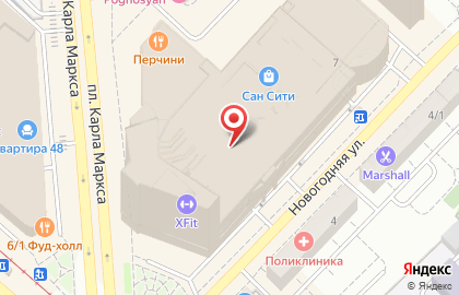 Магазин арабских духов и ароматических масел Sphinx на площади Карла Маркса на карте
