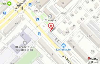 Автостоянка в Астрахани на карте