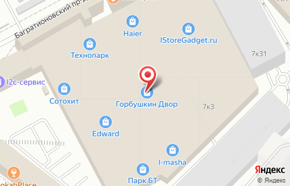 Интернет-магазин Линия Силы в Багратионовском проезде на карте
