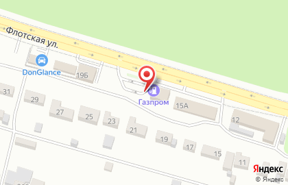 АЗС Газпром на Флотской улице на карте