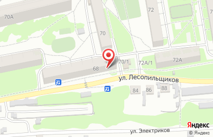 Отделение банка Почта Банк на Парашютной на карте
