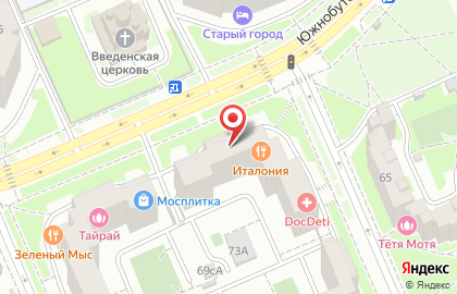 МОСКОВСКИЙ КРЕДИТНЫЙ БАНК, ОАО на Бунинской  Аллее на карте