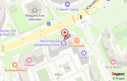 Банкомат МКБ на Южнобутовской улице, 69 на карте
