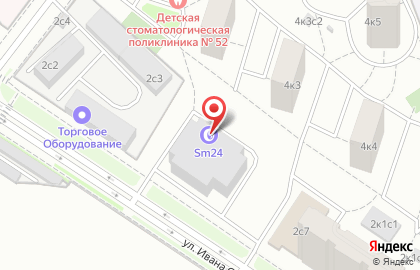 Шиномонтажная мастерская Sm24 на метро Селигерская на карте