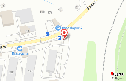 Автостоянка на Рязанской на карте
