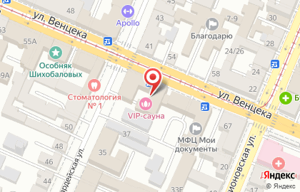 VIP-сауна в Самарском районе на карте