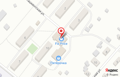 Fix Price на Ташкентской улице на карте