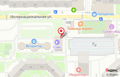  СамПРАЧКА в Калининграде на Интернациональной улице на карте
