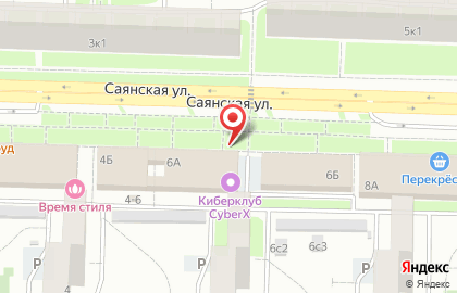 Супермаркет здорового питания ВкусВилл на Саянской улице на карте