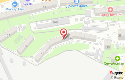 Ветеринарная клиника ДАР в Первомайском районе на карте