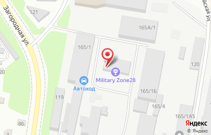 Центр активного отдыха MilitaryZone28 на Северной улице на карте