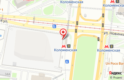 Киоск по продаже печатной продукции, район Нагатино-Садовники на проспекте Андропова на карте