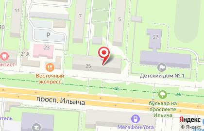 Центр здоровья Арго на проспекте Ильича на карте