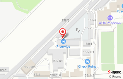 Автосервис по ремонту и обслуживанию автомобилей F-service в Орджоникидзевском районе на карте