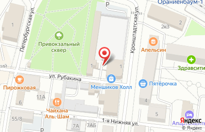 Служба доставки суши и пиццы Жара на карте