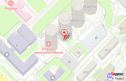 Супермаркет Всё для Вас в Заельцовском районе на карте