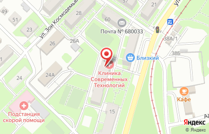Просто аптека в Краснофлотском районе на карте