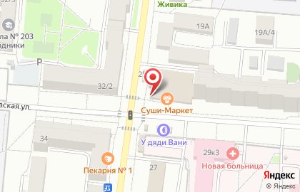 Супермаркет Лента в Екатеринбурге на карте