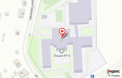 Лицей №6 в Бердске на карте