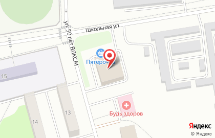 Супермаркет Пятёрочка в Москве на карте