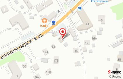 Новомосковское территориальное управление Гурьевского городского округа на карте