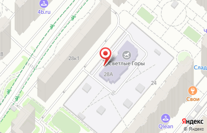 Первая Европейская гимназия Петра Великого на Митинской улице на карте