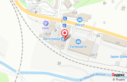 Магазин Автомикс в Первореченском районе на карте