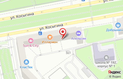Частный детский сад Большая черепаха на метро Площадь Гагарина на карте