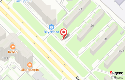 Киоск по продаже фруктов и овощей в Кировском районе на карте