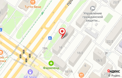 Гребень на карте