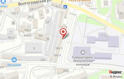 Мясная лавка в Первореченском районе на карте