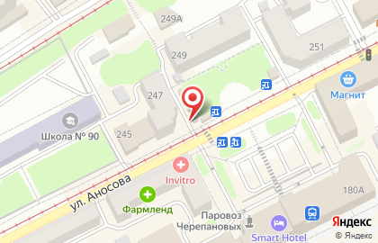 Магазин Морозовский хлеб в Челябинске на карте