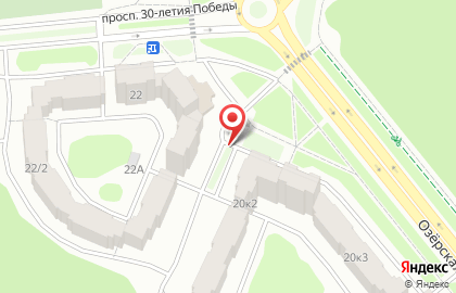 Киоск Ключ здоровья на Озёрской улице на карте