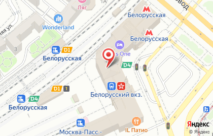 TNT Express пункт приема на площади Тверской Заставы на карте