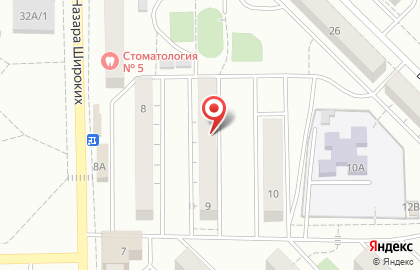 Продуктовый магазин Березка в Черновском районе на карте