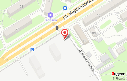 Шиномонтаж Юна 58 в Ленинском районе на карте