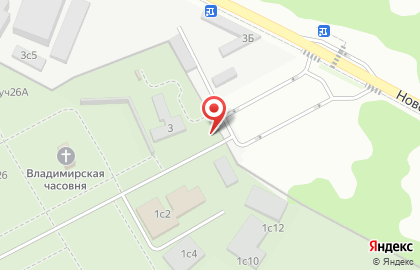 Химкинское кладбище на карте