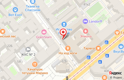 Компания Мед с Пасека Гатуповых в Спасском переулке на карте