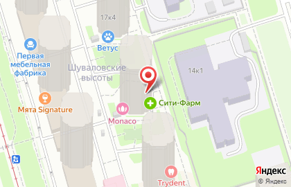 Аптека Сити-Фарм в Санкт-Петербурге на карте