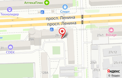 Глянец на проспекте Ленина на карте