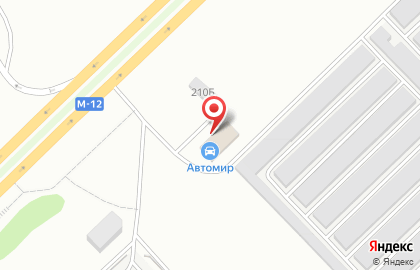 Автосервис СТО Автомир на Казанском проспекте на карте