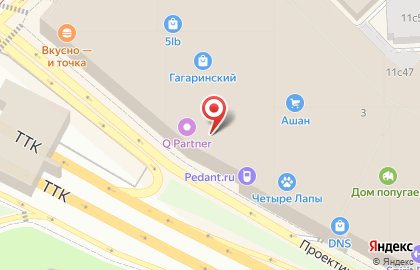 Интернет-магазин Auchan.ru на карте