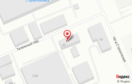 ЗАО Стройкомплект в проезде Строителей на карте
