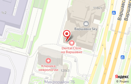 Стоматологическая клиника Dental Clinic в Северном Чертаново на карте