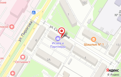Косметологический кабинет Силуэт на улице Сафразьяна на карте