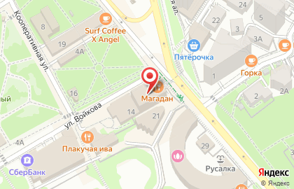 Ресторан Магадан на карте