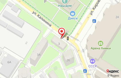 Ам-пир на Калинина на карте