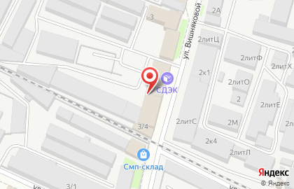 Рекламно-производственная компания Globus на улице Вишняковой на карте